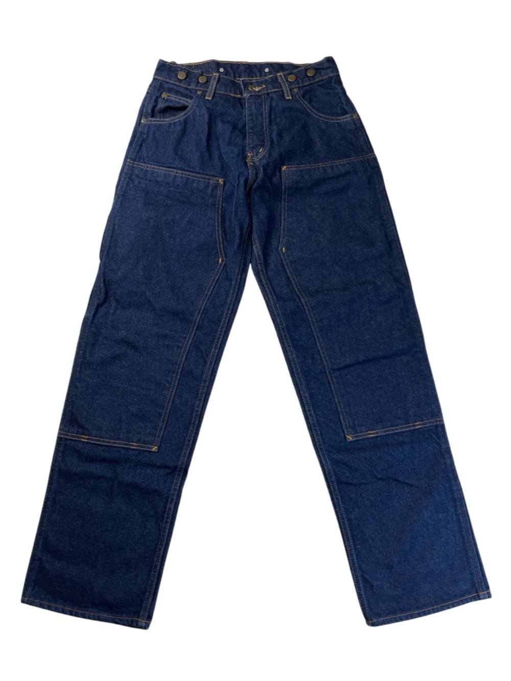 Prison Blues Dbl Knee Jeans 32x32 USA Made Denim Workwear Carpenter 100% Cotton
